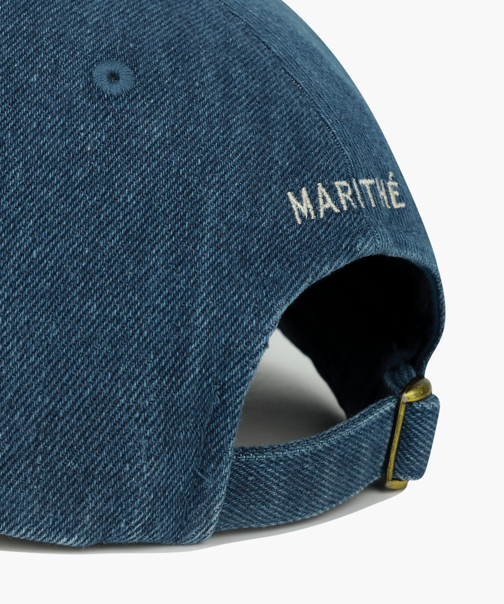 Marithe & Francois Girbaud - Reading Club Doodle Bear Cap (Blue) product image 4 | TRAB K-Fashion Australia