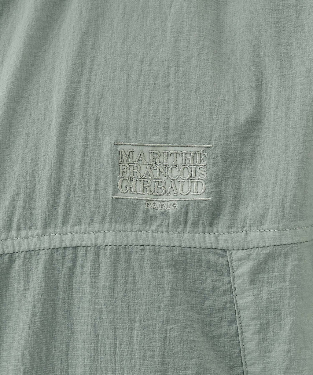 Marithe & Francois Girbaud - Hooded Packable Nylon Jacket (Mint Gray) product image 4 | TRAB K-Fashion Australia