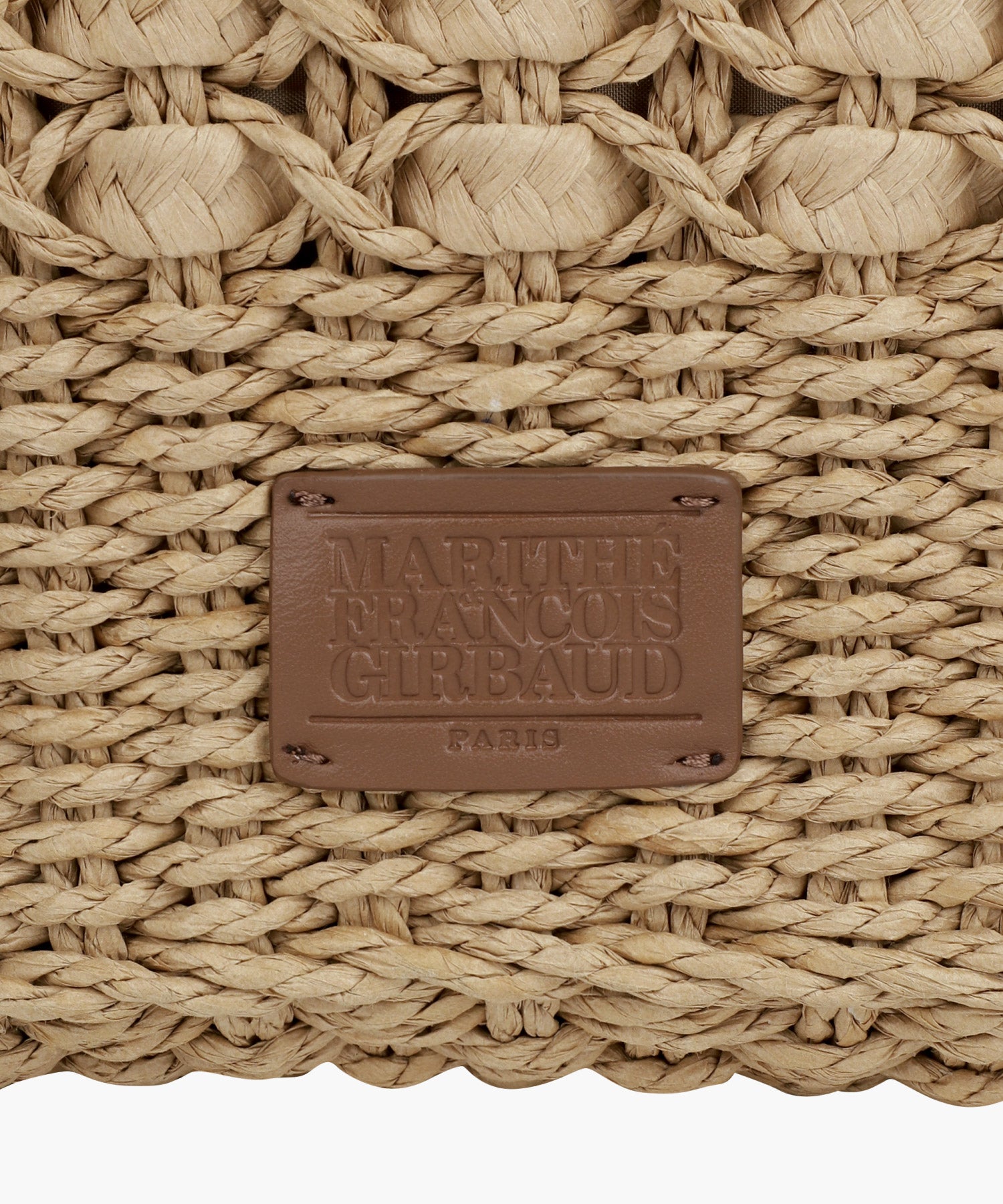 Marithe & Francois Girbaud - Classic Logo Basket Shoulder Bag (Beige) product image 6 | TRAB K-Fashion Australia