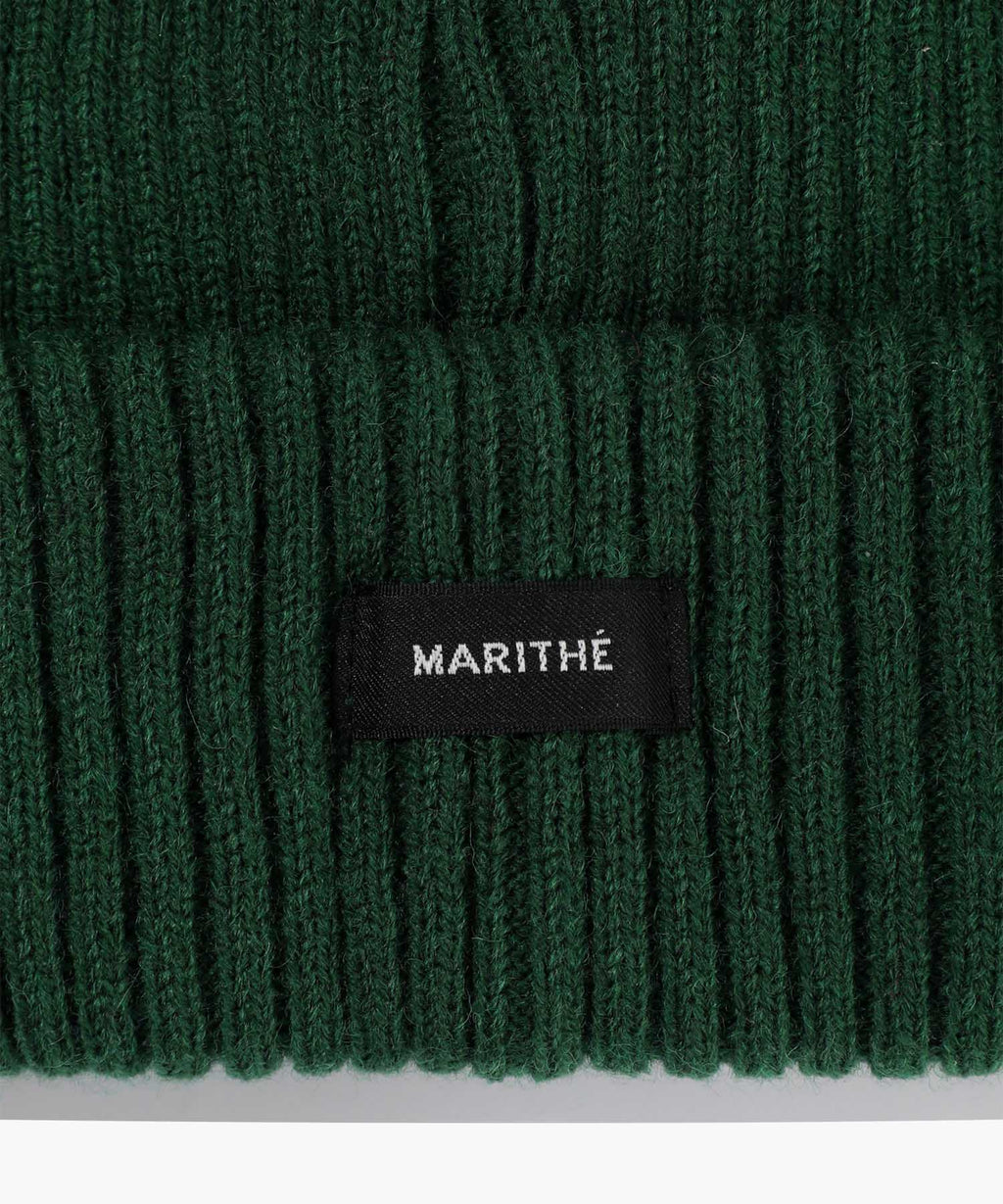 Marithe & Francois Girbaud - Doodle Bear Beanie (Dark Green) product image 4 | TRAB K-Fashion Australia