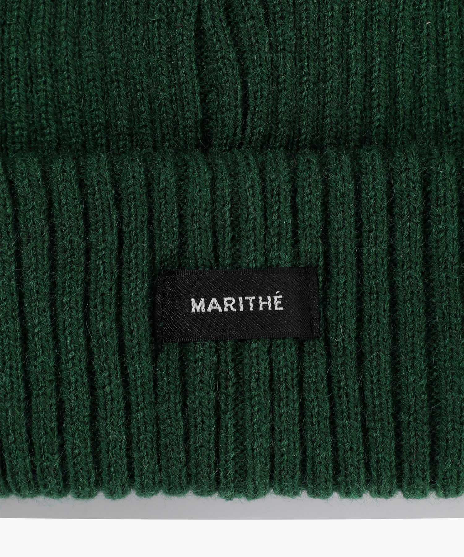 Marithe & Francois Girbaud - Doodle Bear Beanie (Dark Green) product image 4 | TRAB K-Fashion Australia