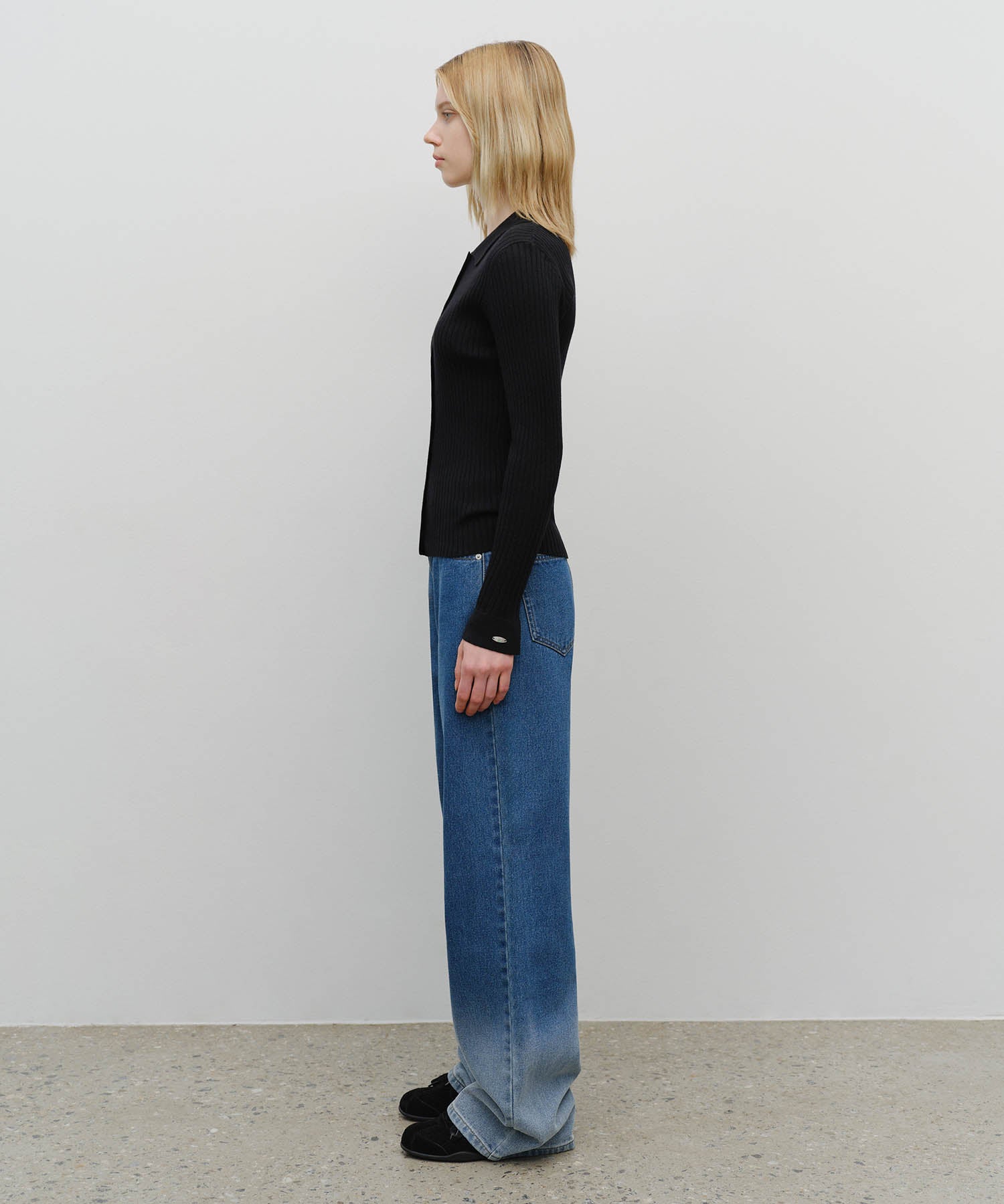 Marithe & Francois Girbaud - Gradation Denim Pants (Blue) product image 7 | TRAB K-Fashion Australia