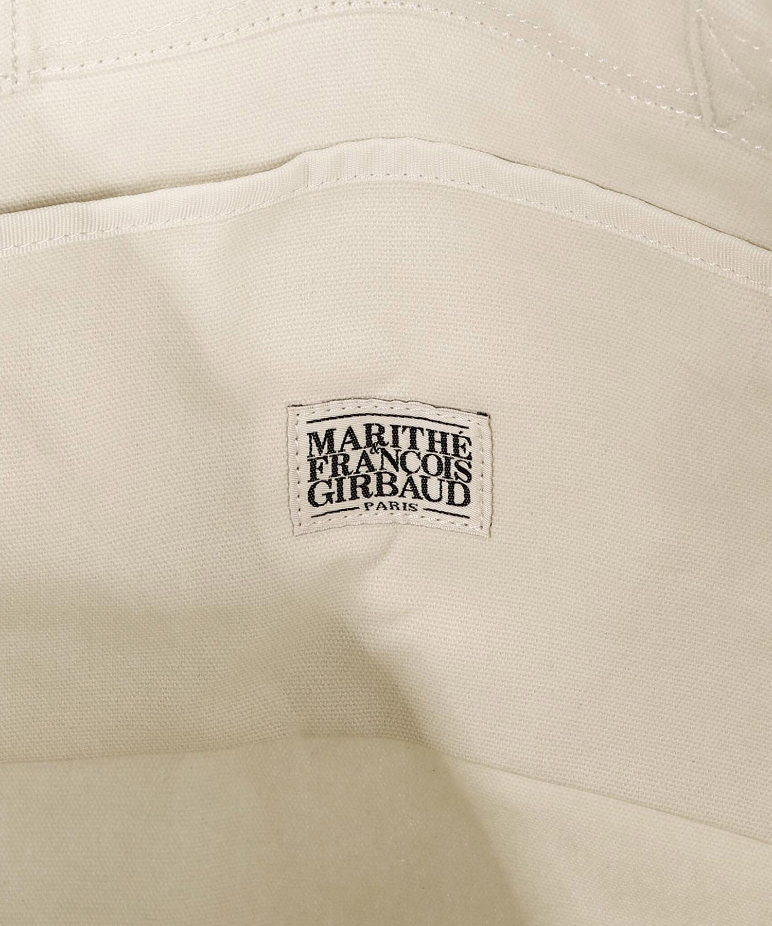 Marithe & Francois Girbaud - Classic Logo Stamp Eco Bag (Cream) product image 4 | TRAB K-Fashion Australia