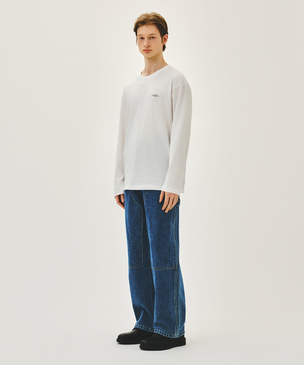 Marithe & Francois Girbaud - Double Knee Denim Pants (Blue) product image 4 | TRAB K-Fashion Australia