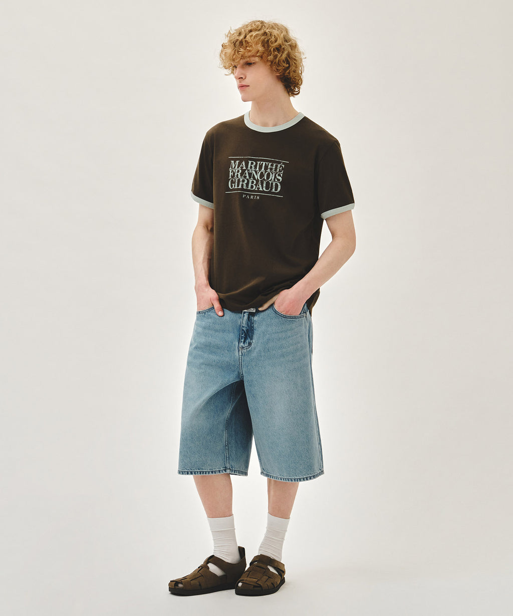 Marithe & Francois Girbaud - Bermuda Denim Pants (Light Blue) product image 4 | TRAB K-Fashion Australia