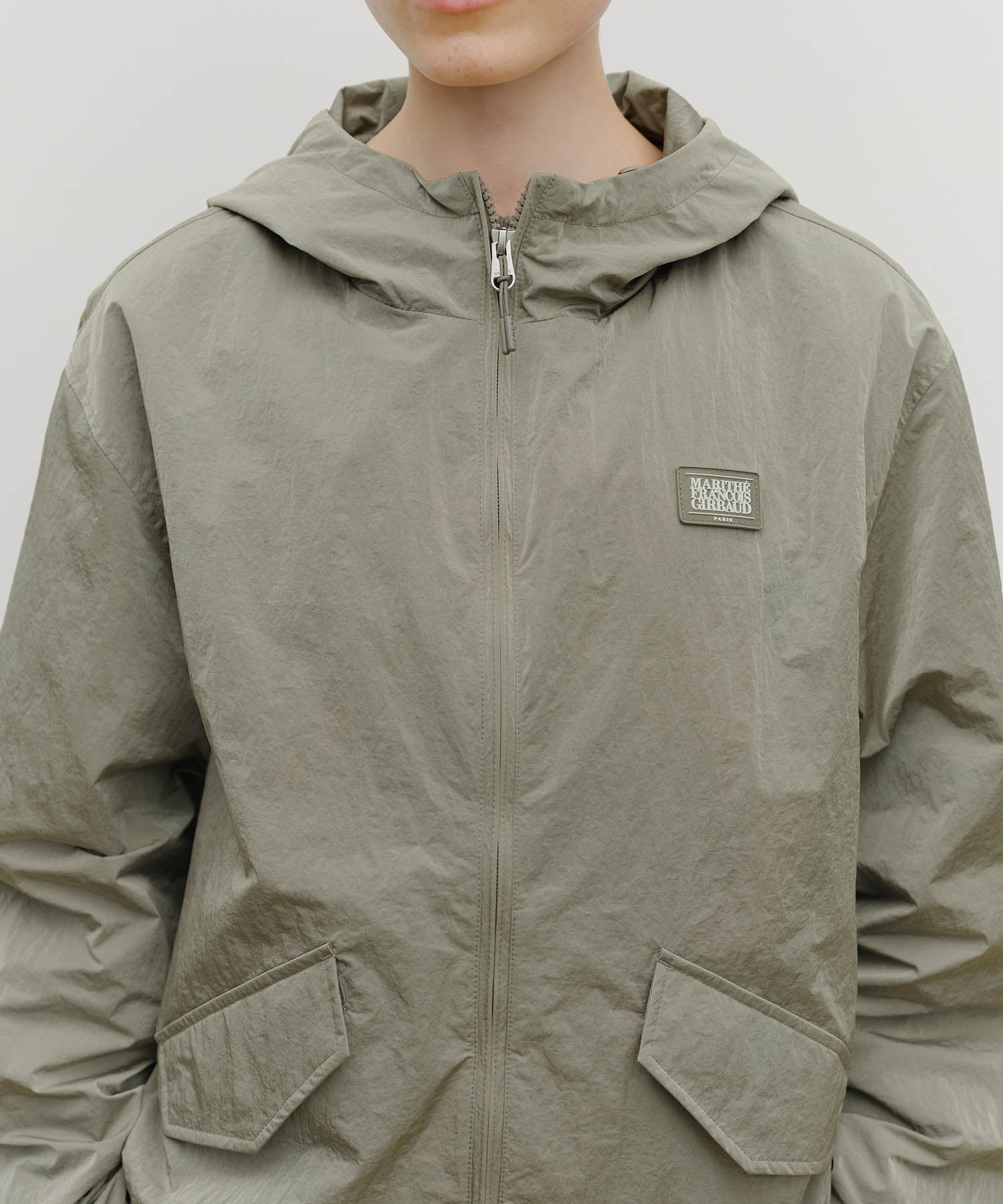 Marithe & Francois Girbaud - Marithe Sport Hooded Windbreaker (Gray) product image 4 | TRAB K-Fashion Australia