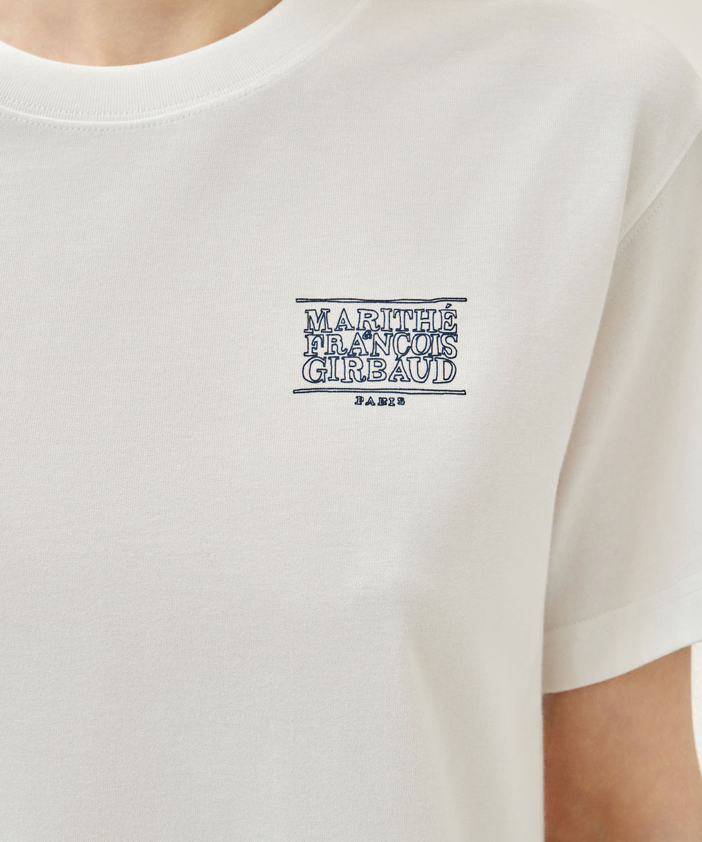 Marithe & Francois Girbaud - Doodle Bear Tee (White/Beige) product image 4 | TRAB K-Fashion Australia