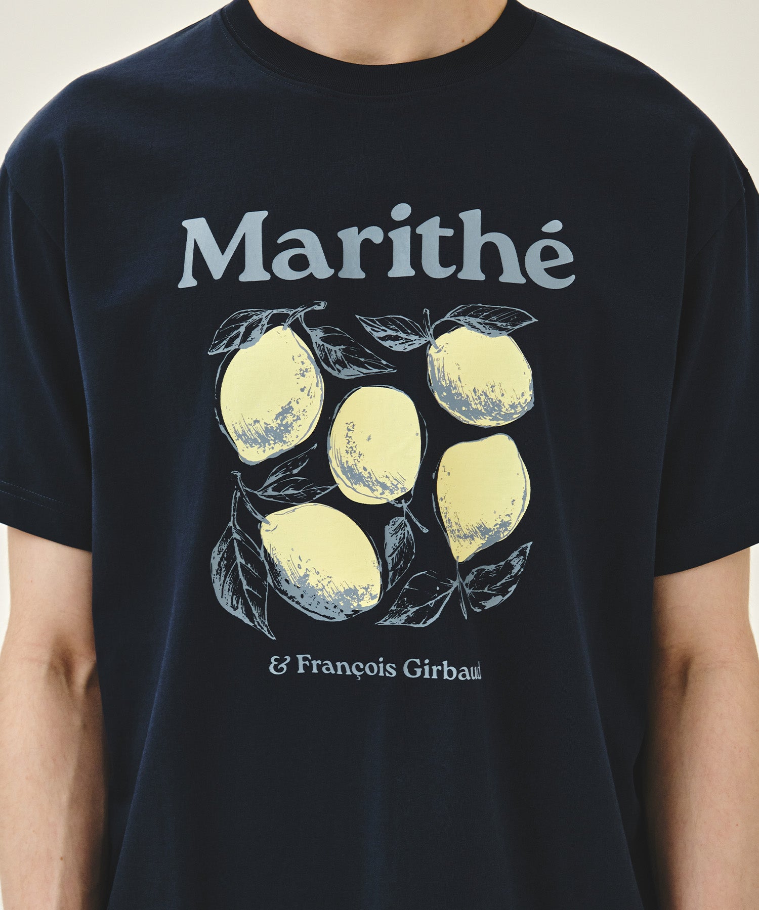 Marithe & Francois Girbaud - Aerocool Lemon Graphic Tee (Navy) product image 4 | TRAB K-Fashion Australia