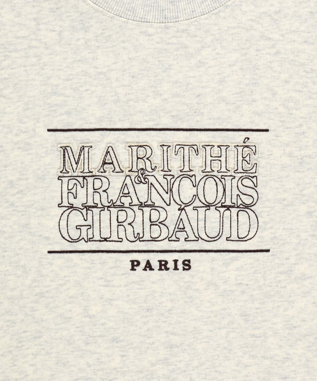 Marithe & Francois Girbaud - Stitch Classic Logo Sweatshirt (brushed) (Oatmeal) product image 4 | TRAB K-Fashion Australia
