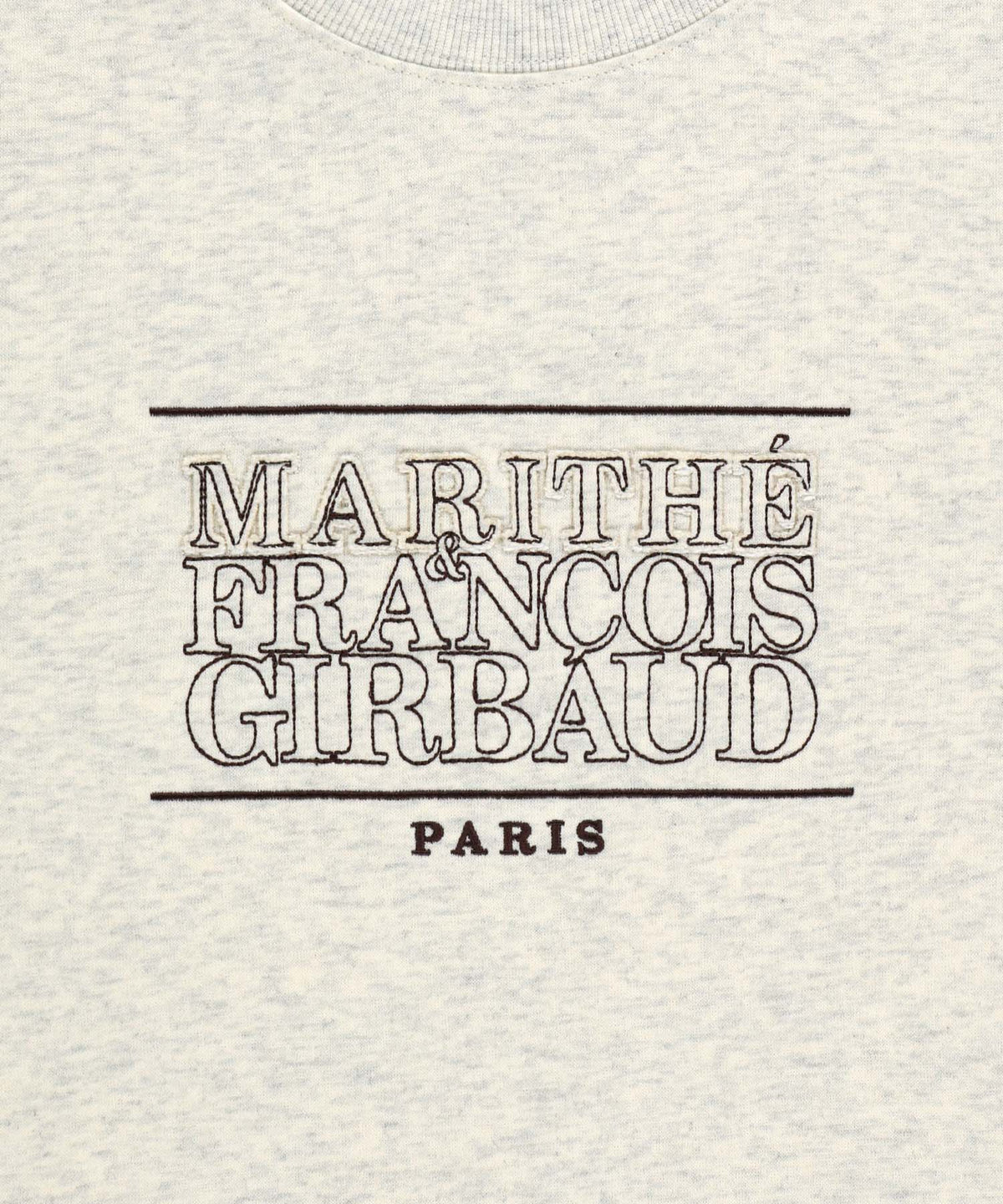 Marithe & Francois Girbaud - Stitch Classic Logo Sweatshirt (brushed) (Oatmeal) product image 4 | TRAB K-Fashion Australia