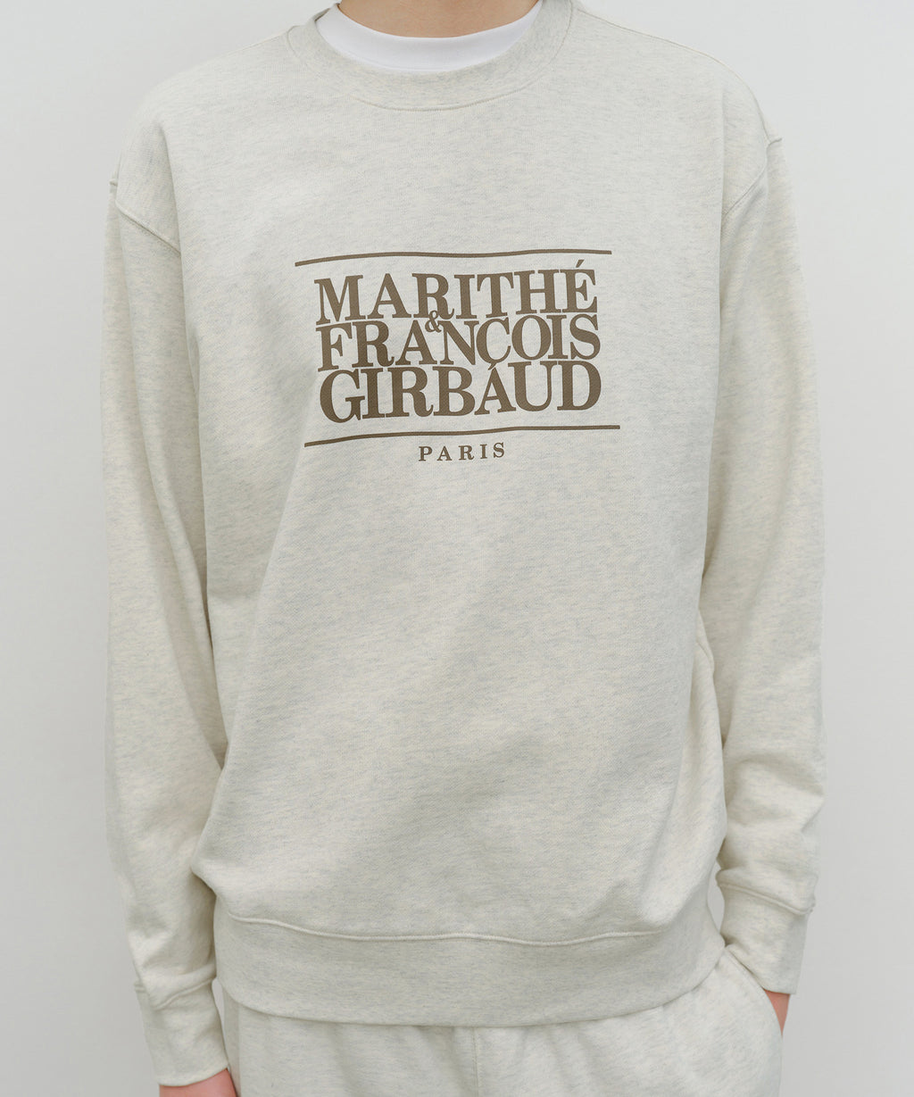 Marithe & Francois Girbaud - Classic Logo Sweatshirt (Oatmeal) product image 4 | TRAB K-Fashion Australia