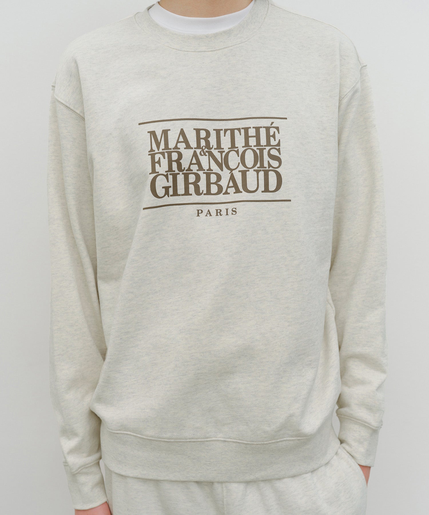 Marithe & Francois Girbaud - Classic Logo Sweatshirt (Oatmeal) product image 4 | TRAB K-Fashion Australia