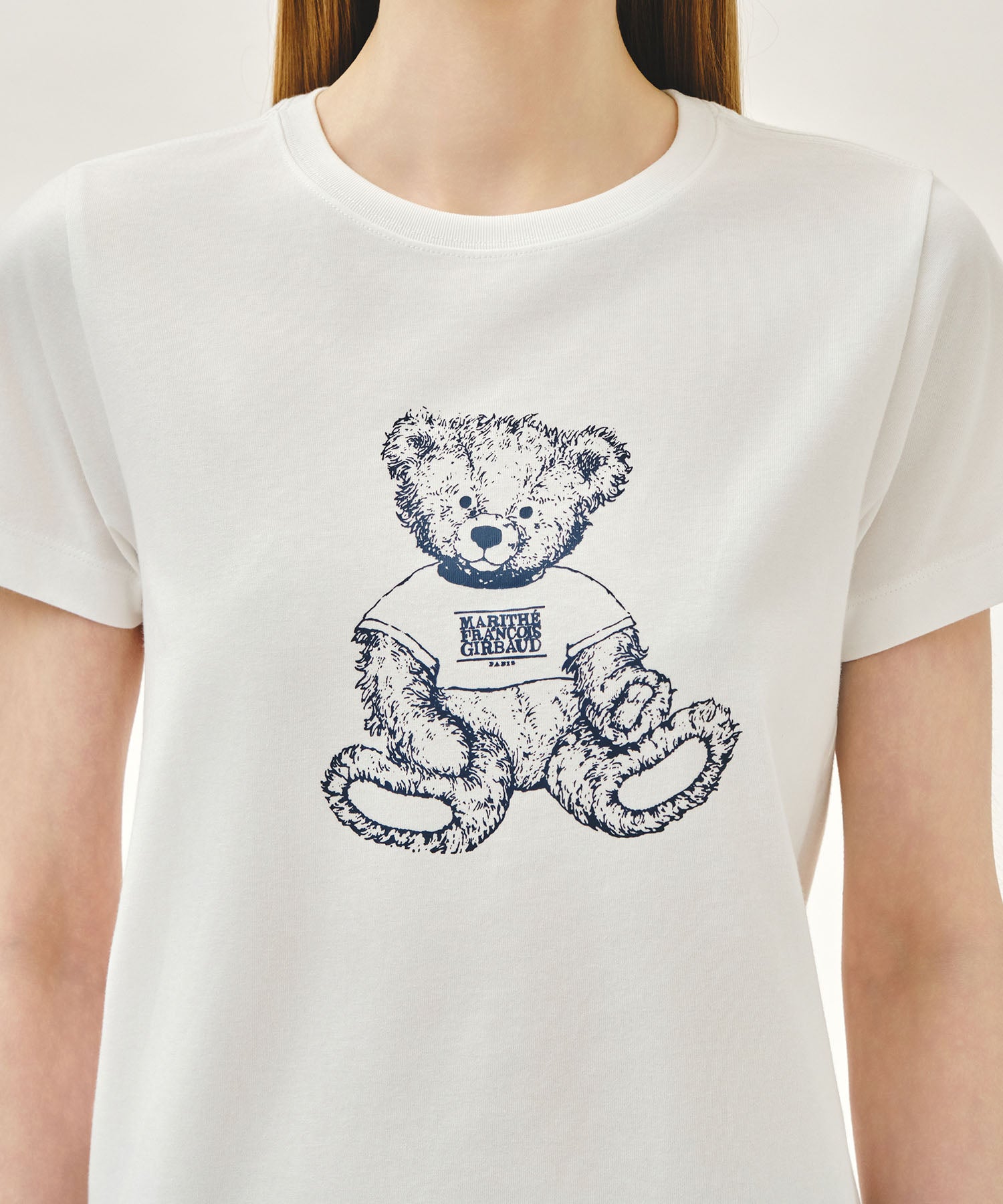 Marithe & Francois Girbaud - Doodle Bear Tee (White) product image 4 | TRAB K-Fashion Australia