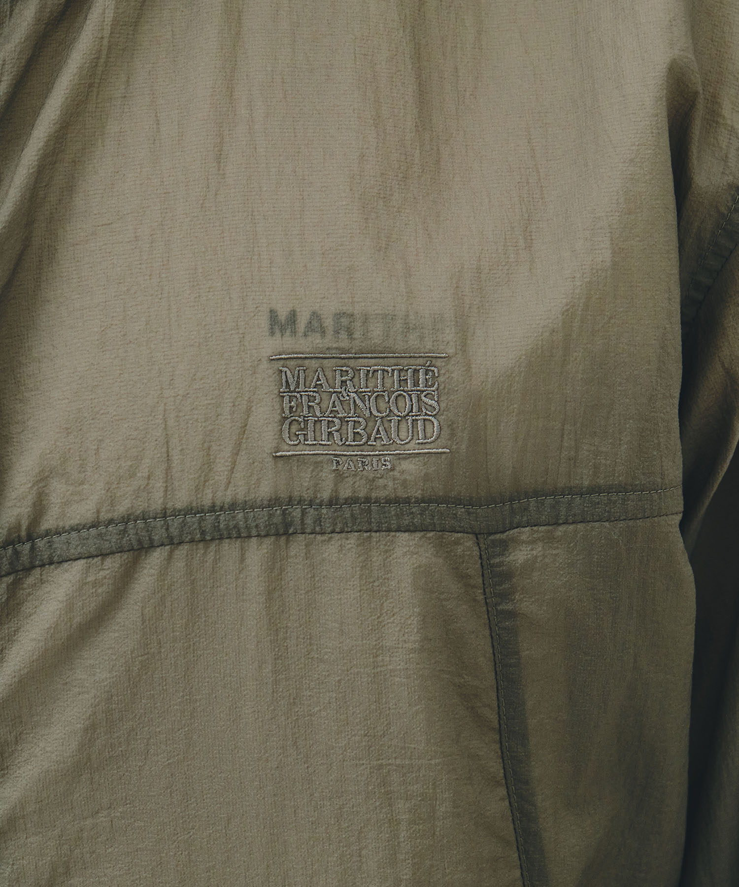 Marithe & Francois Girbaud - Hooded Packable Nylon Jacket (Gray) product image 4 | TRAB K-Fashion Australia