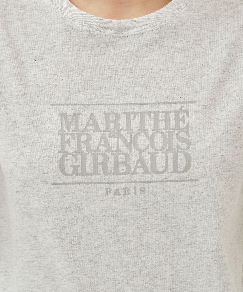 Marithe & Francois Girbaud - Classic Logo Tee (Light Heather Gray) product image 4 | TRAB K-Fashion Australia