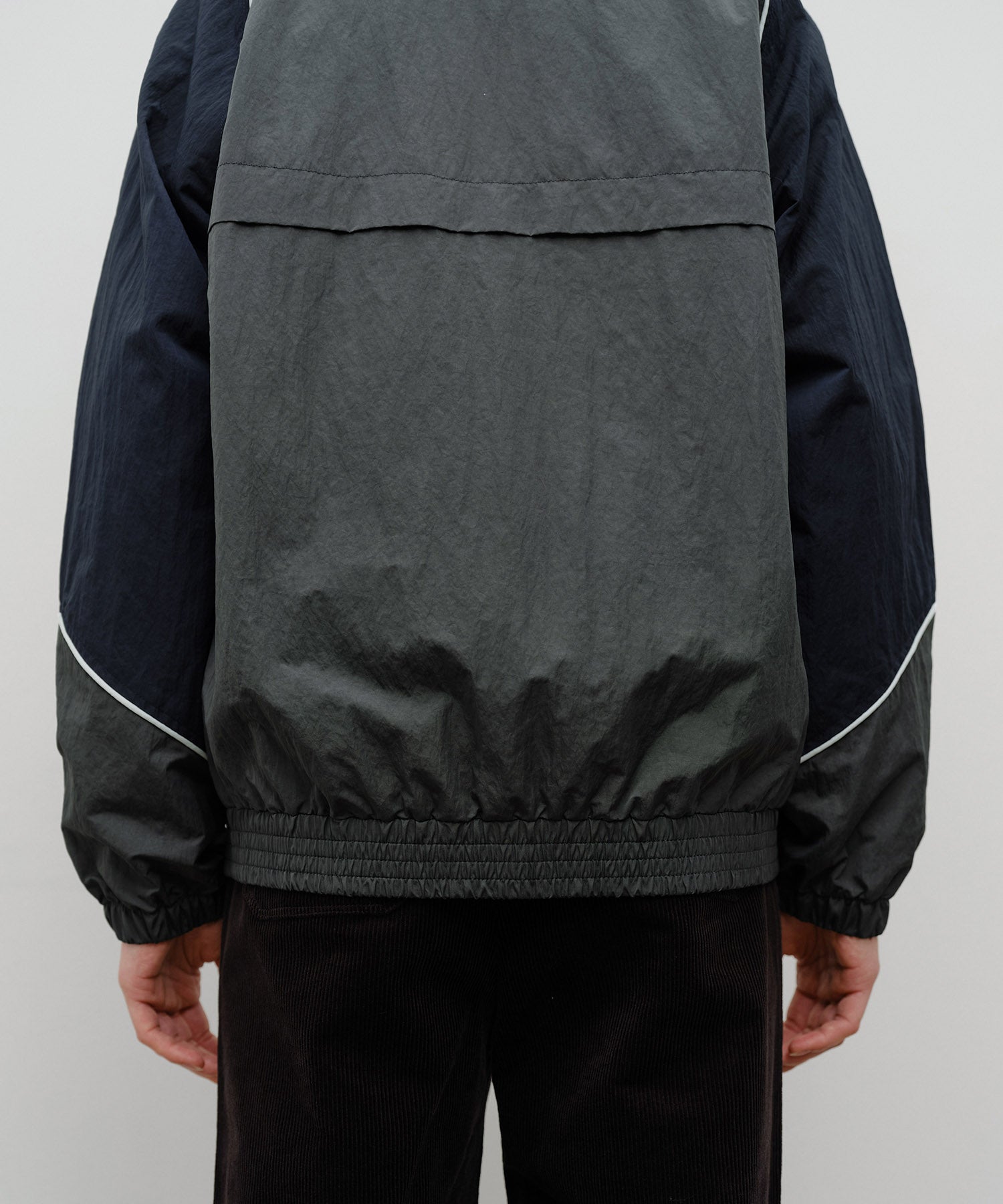 Marithe & Francois Girbaud - Color-block Highneck Windbreaker (Charcoal) product image 8 | TRAB K-Fashion Australia
