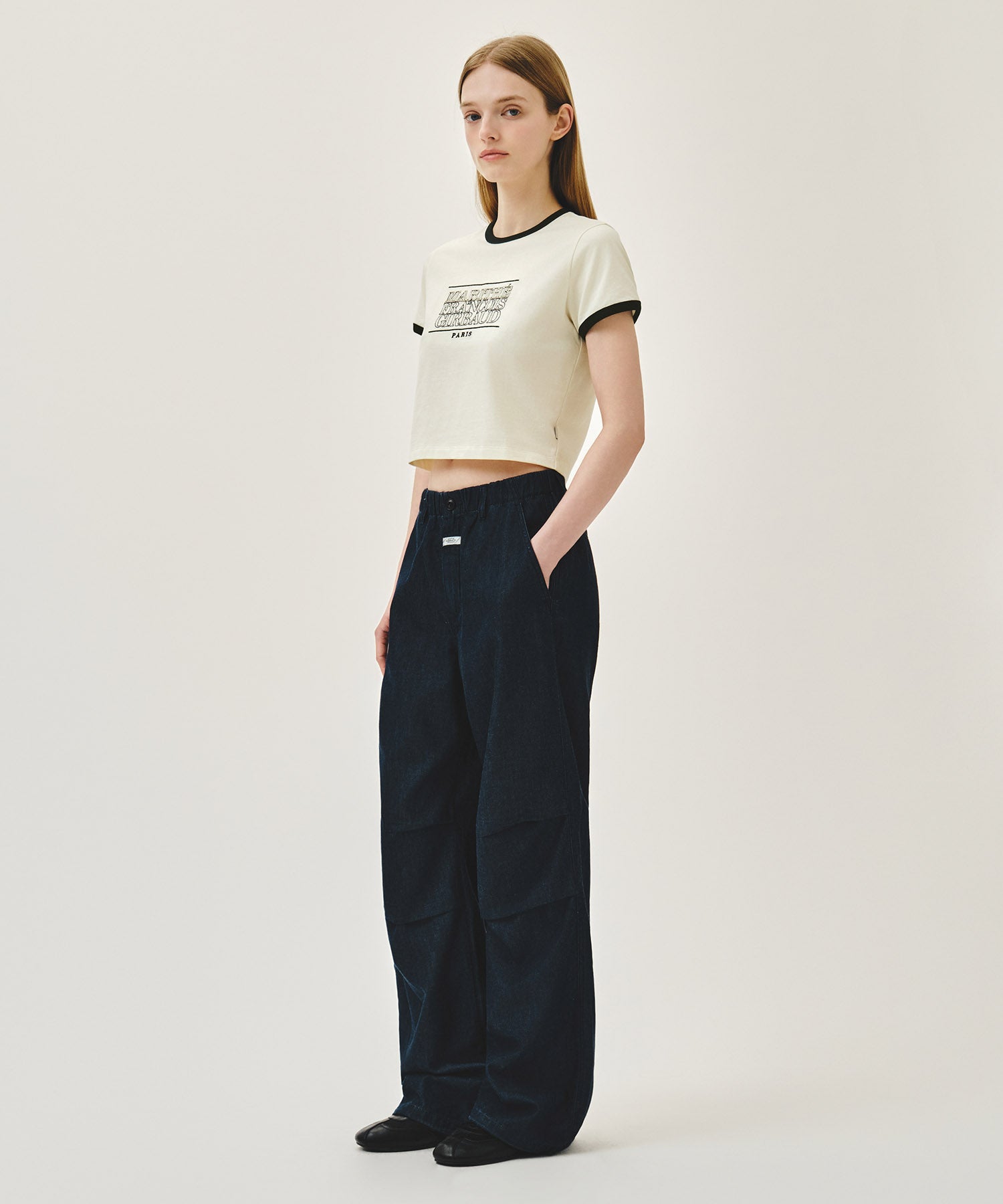 Marithe & Francois Girbaud - Summer Wide Fit Denim Pants (Indigo) product image 4 | TRAB K-Fashion Australia