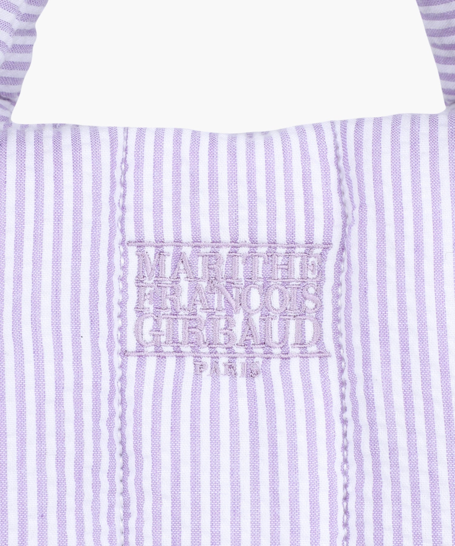 Marithe & Francois Girbaud - Classic Logo Seersucker Padding Bag (Purple) product image 4 | TRAB K-Fashion Australia