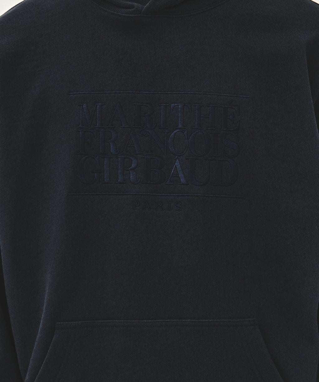 Marithe & Francois Girbaud - Classic Logo Embroidery Hoodie (Navy) product image 4 | TRAB K-Fashion Australia