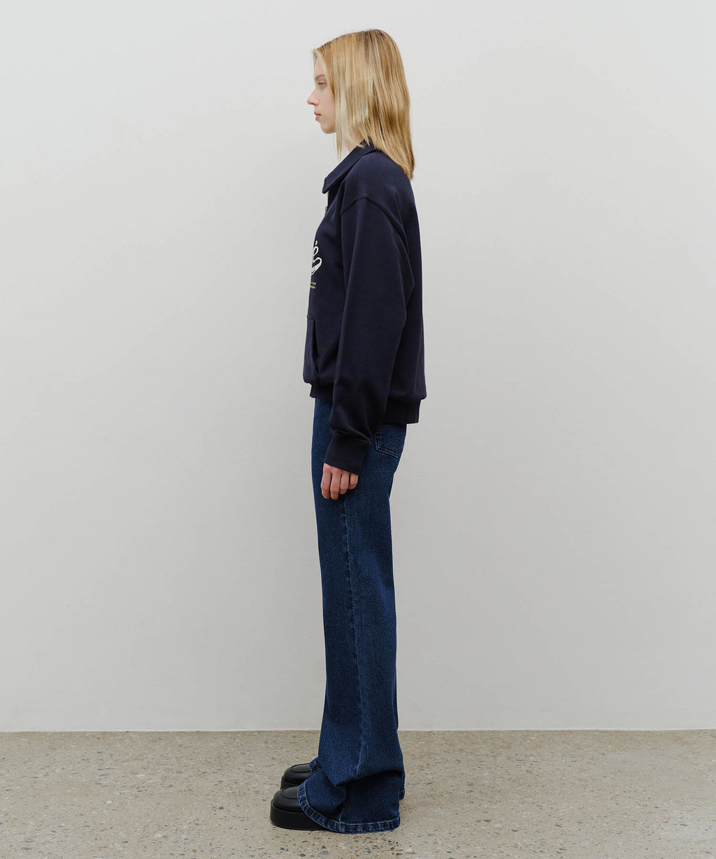 Marithe & Francois Girbaud - High-rise Flared Denim Pants (Blue) product image 4 | TRAB K-Fashion Australia