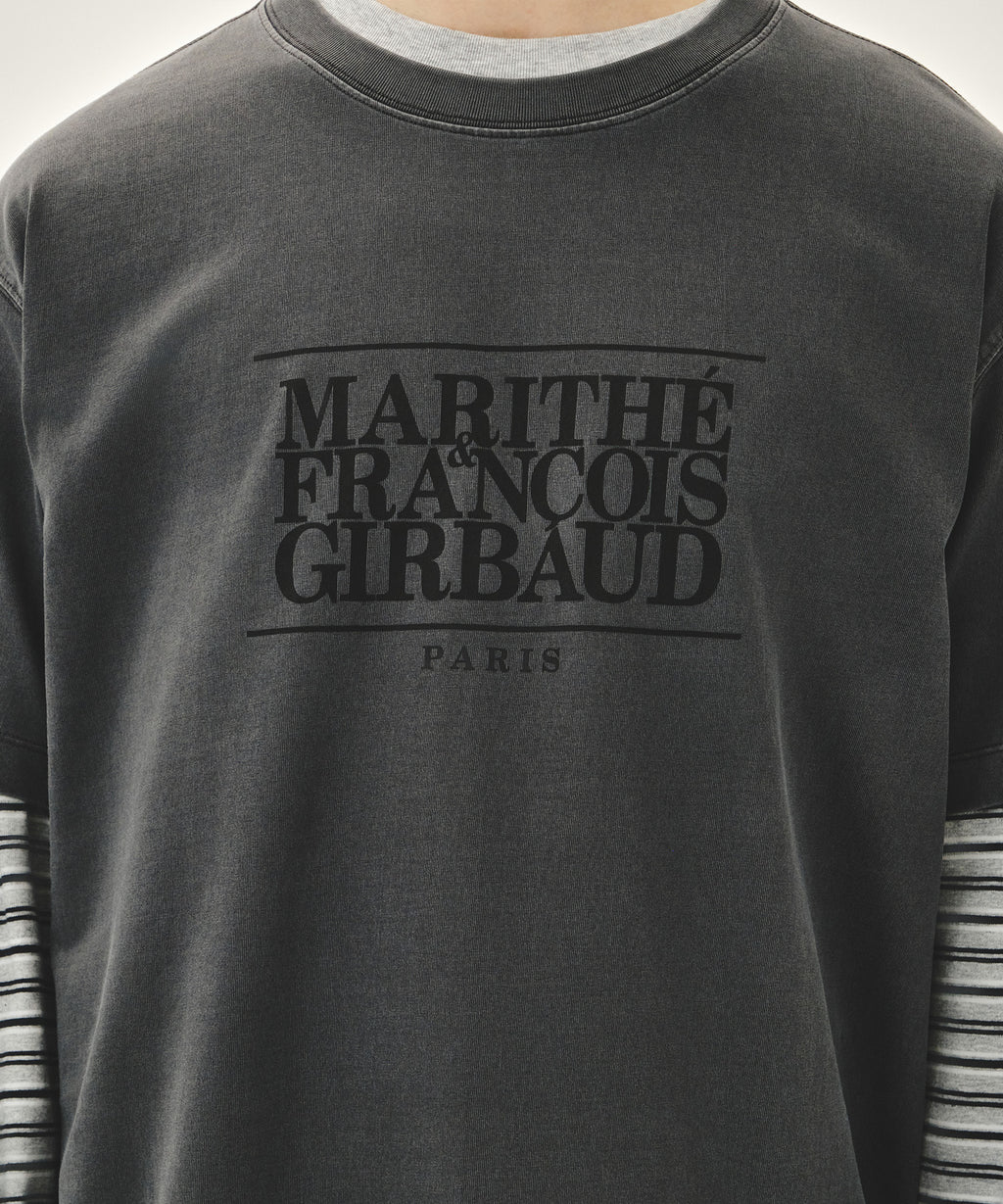 Marithe & Francois Girbaud - Classic Logo Tee (Charcoal) product image 4 | TRAB K-Fashion Australia