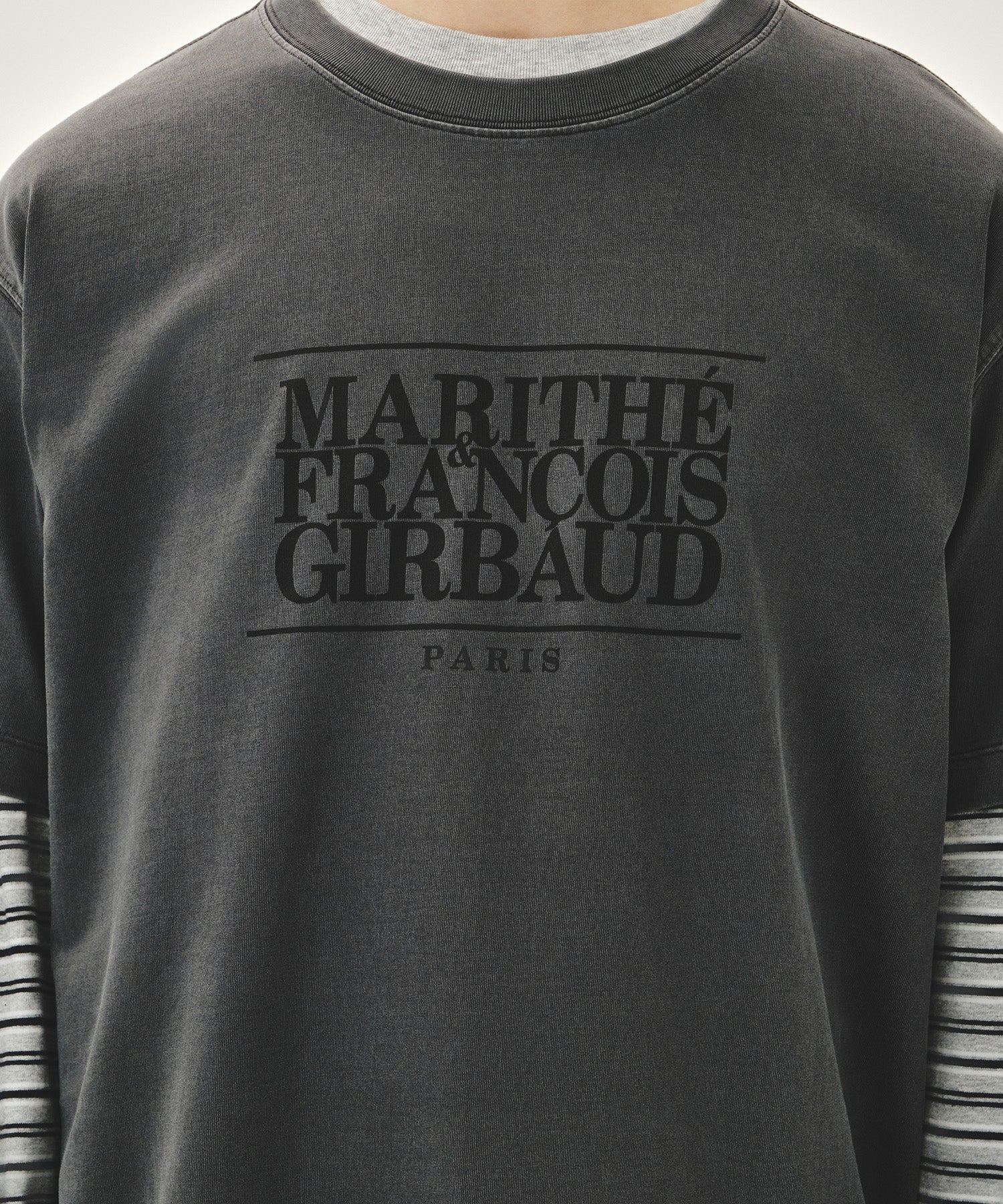 Marithe & Francois Girbaud - Classic Logo Tee (Charcoal) product image 4 | TRAB K-Fashion Australia