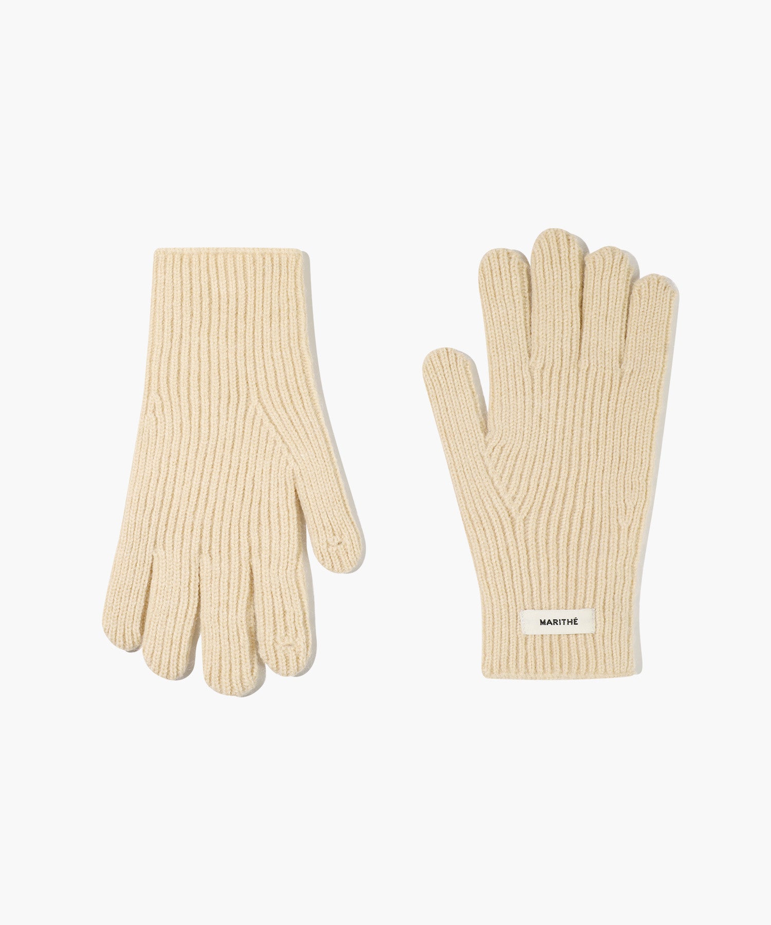 Marithe & Francois Girbaud - Regular Logo Muffler&glove (Beige) product image 4 | TRAB K-Fashion Australia