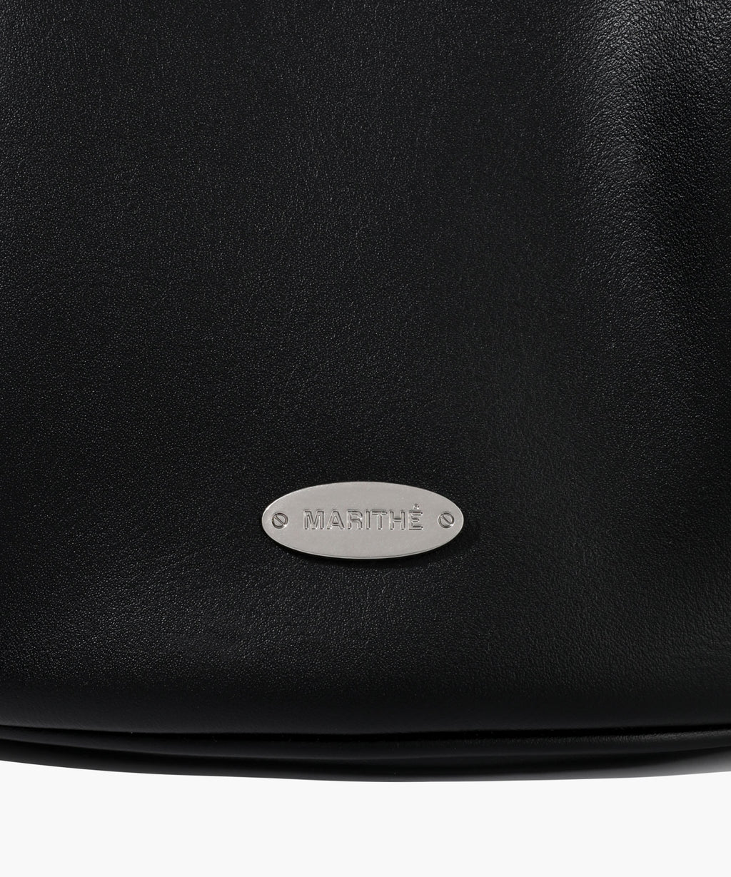 Marithe & Francois Girbaud - Buckle Strap Bucket Bag (Black) product image 4 | TRAB K-Fashion Australia