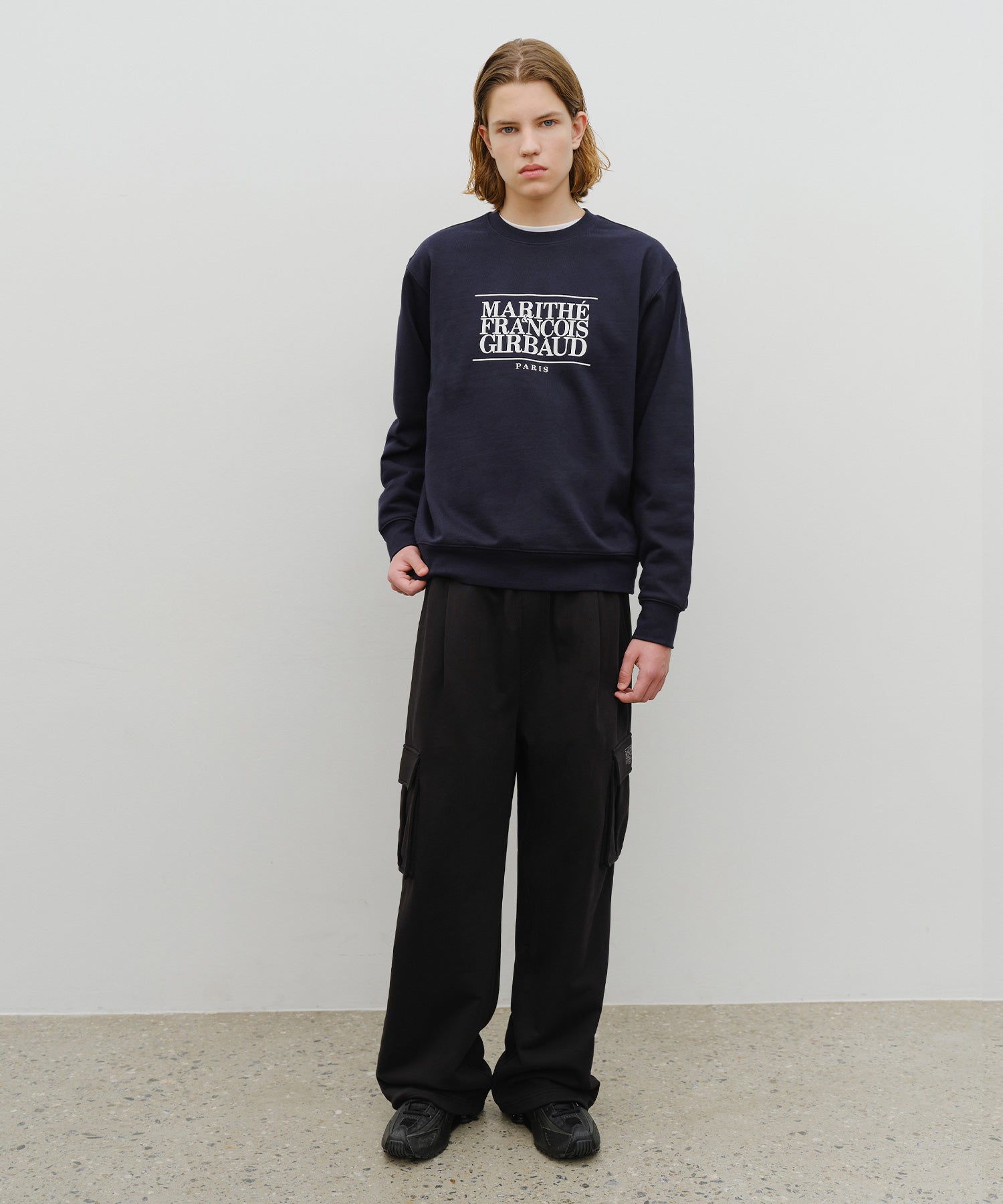 Marithe & Francois Girbaud - Classic Logo Sweatshirt (Navy) product image 4 | TRAB K-Fashion Australia
