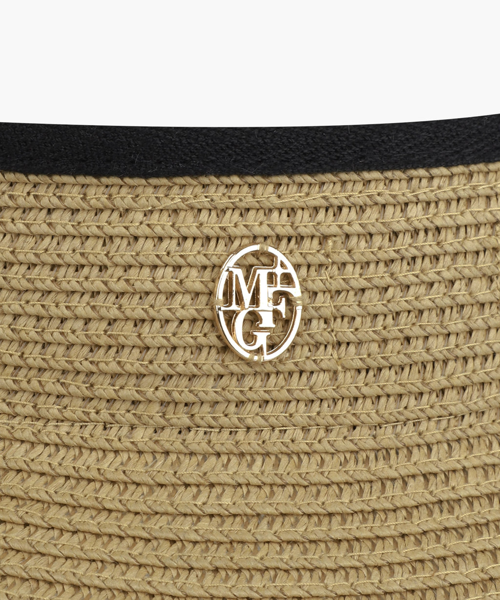 Marithe & Francois Girbaud - Circle Logo Wide Sun Visor (Black) product image 4 | TRAB K-Fashion Australia