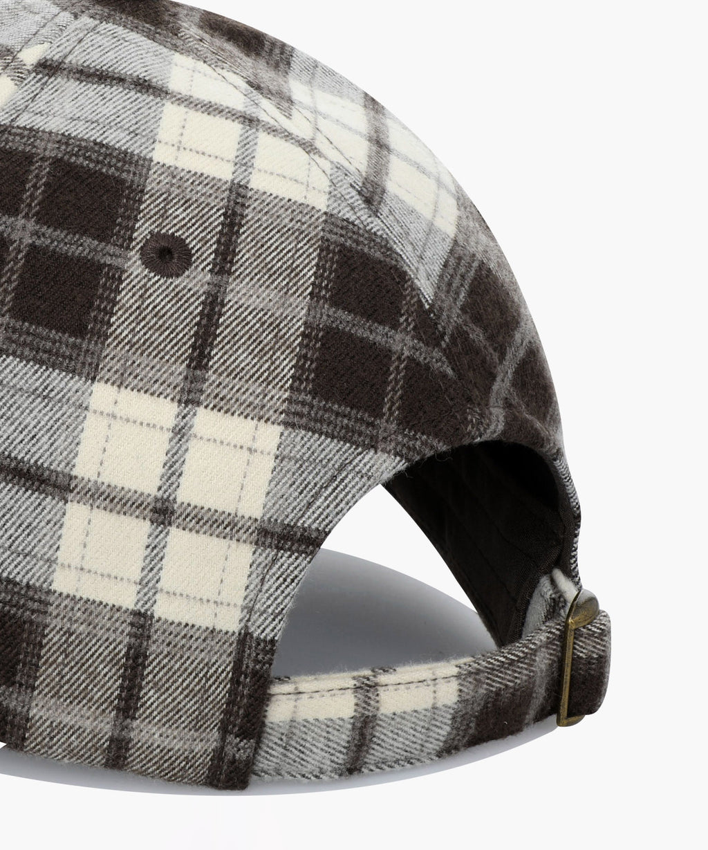 Marithe & Francois Girbaud - Classic Logo Two Tone Check Cap (Brown) product image 4 | TRAB K-Fashion Australia