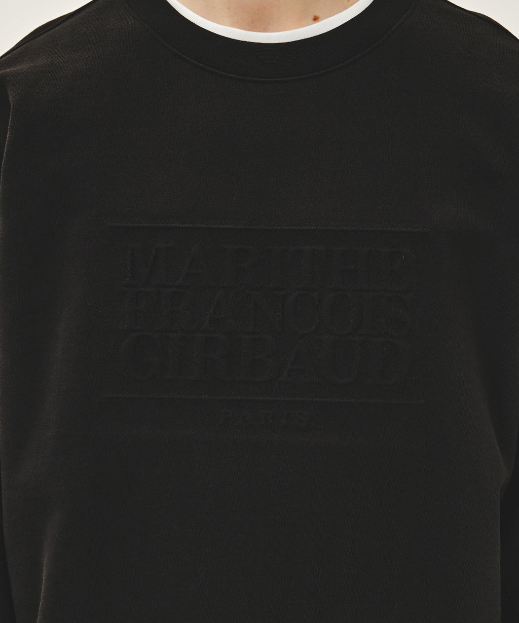 Marithe & Francois Girbaud - Embo Classic Logo Sweatshirt (Black) product image 4 | TRAB K-Fashion Australia