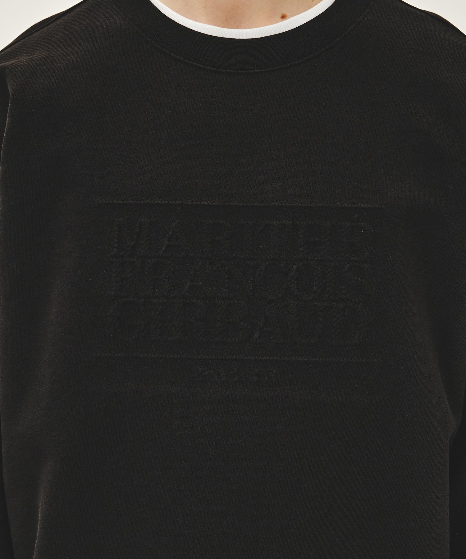 Marithe & Francois Girbaud - Embo Classic Logo Sweatshirt (Black) product image 4 | TRAB K-Fashion Australia