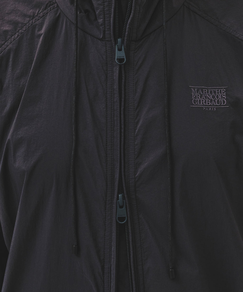 Marithe & Francois Girbaud - Highneck Packable Nylon Jacket (Charcoal) product image 4 | TRAB K-Fashion Australia