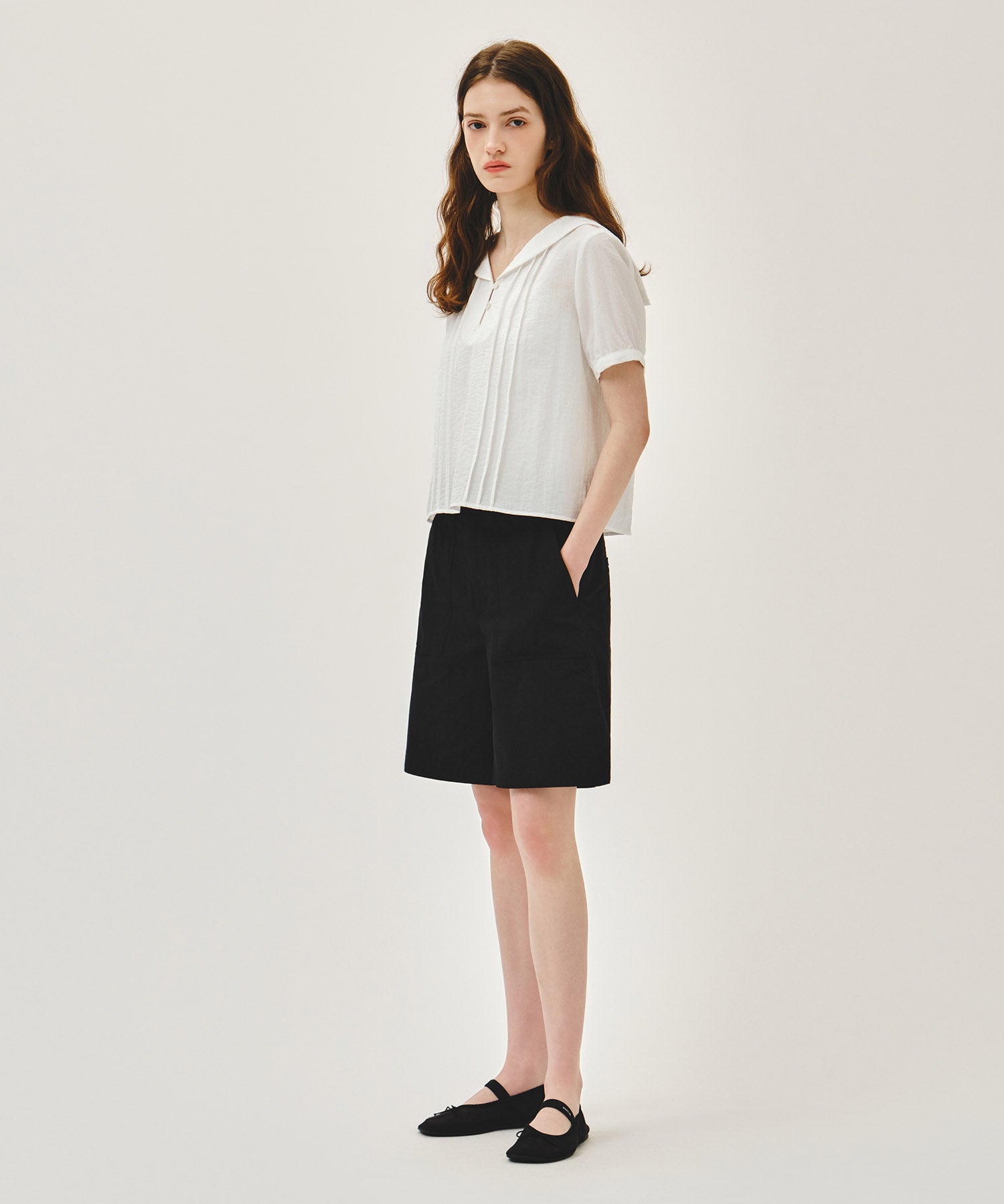 Marithe & Francois Girbaud - Bermuda Half Pants (Black) product image 4 | TRAB K-Fashion Australia