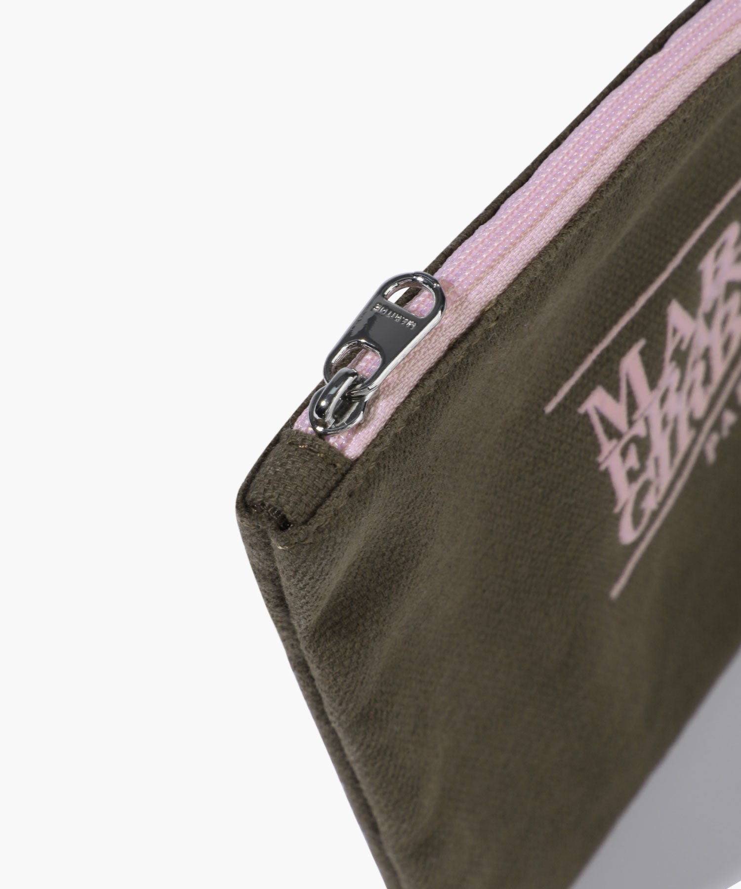 Marithe & Francois Girbaud - Classic Logo Color Cotton Pouch (Brown) product image 4 | TRAB K-Fashion Australia