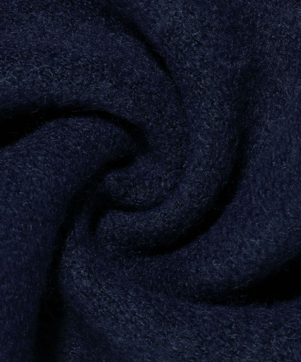 Marithe & Francois Girbaud - Fuzzy Solid Knit Muffler (Navy) product image 4 | TRAB K-Fashion Australia