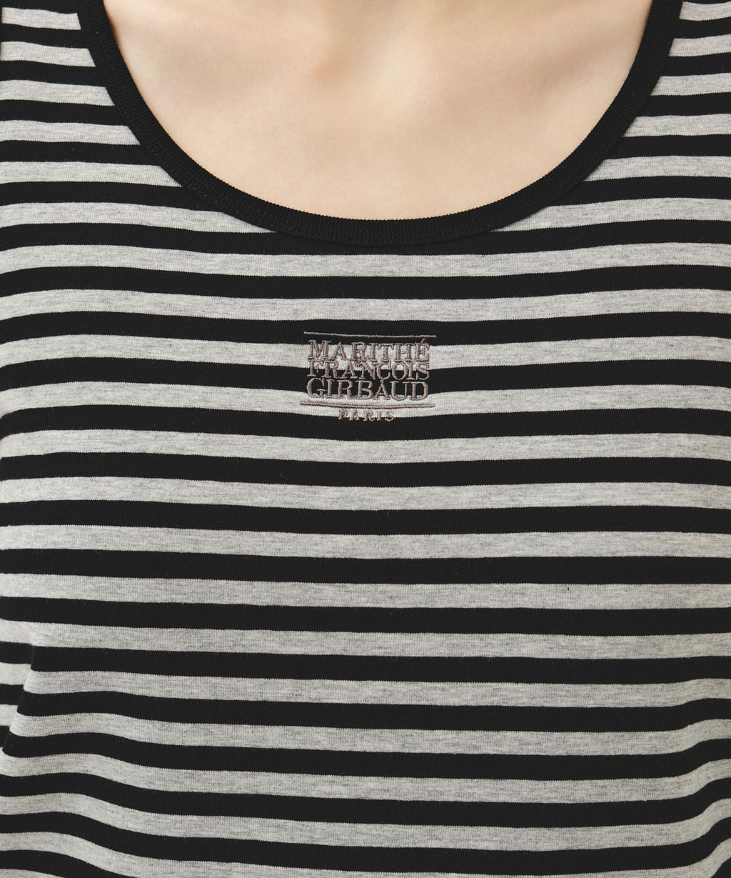 Marithe & Francois Girbaud - Small Classic Logo Sleeveless (Black) product image 4 | TRAB K-Fashion Australia