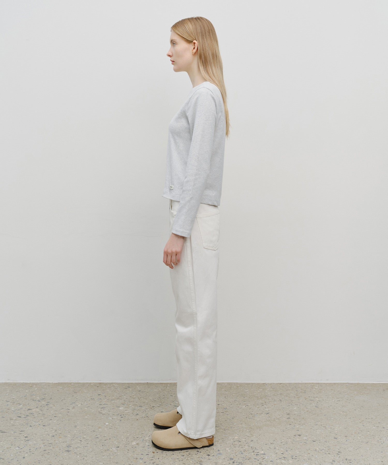 Marithe & Francois Girbaud - High Straight Denim Pants (White) product image 4 | TRAB K-Fashion Australia