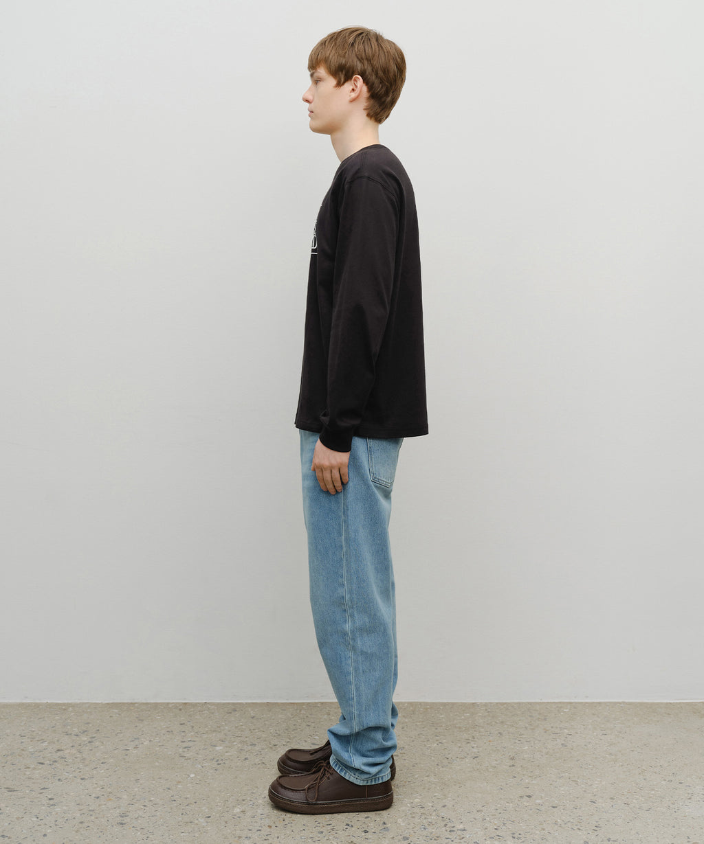 Marithe & Francois Girbaud - Slim Straight Denim Pants (Light Blue) product image 4 | TRAB K-Fashion Australia