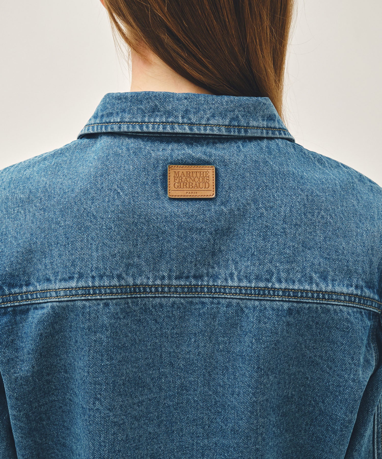 Marithe & Francois Girbaud - Crop Denim Blouson Jacket (Blue) product image 4 | TRAB K-Fashion Australia