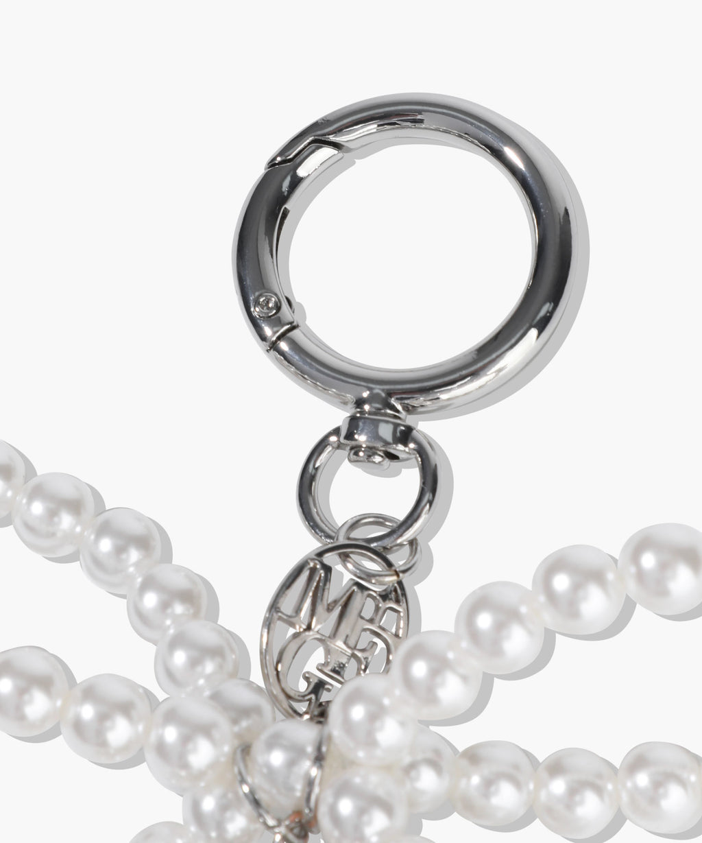 Marithe & Francois Girbaud - Pearl Silver Ball Keyring (Silver) product image 4 | TRAB K-Fashion Australia