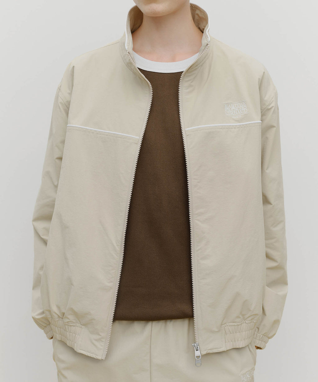 Marithe & Francois Girbaud - Marithe Sport Nylon Track Zip-up Jacket (Beige) product image 4 | TRAB K-Fashion Australia