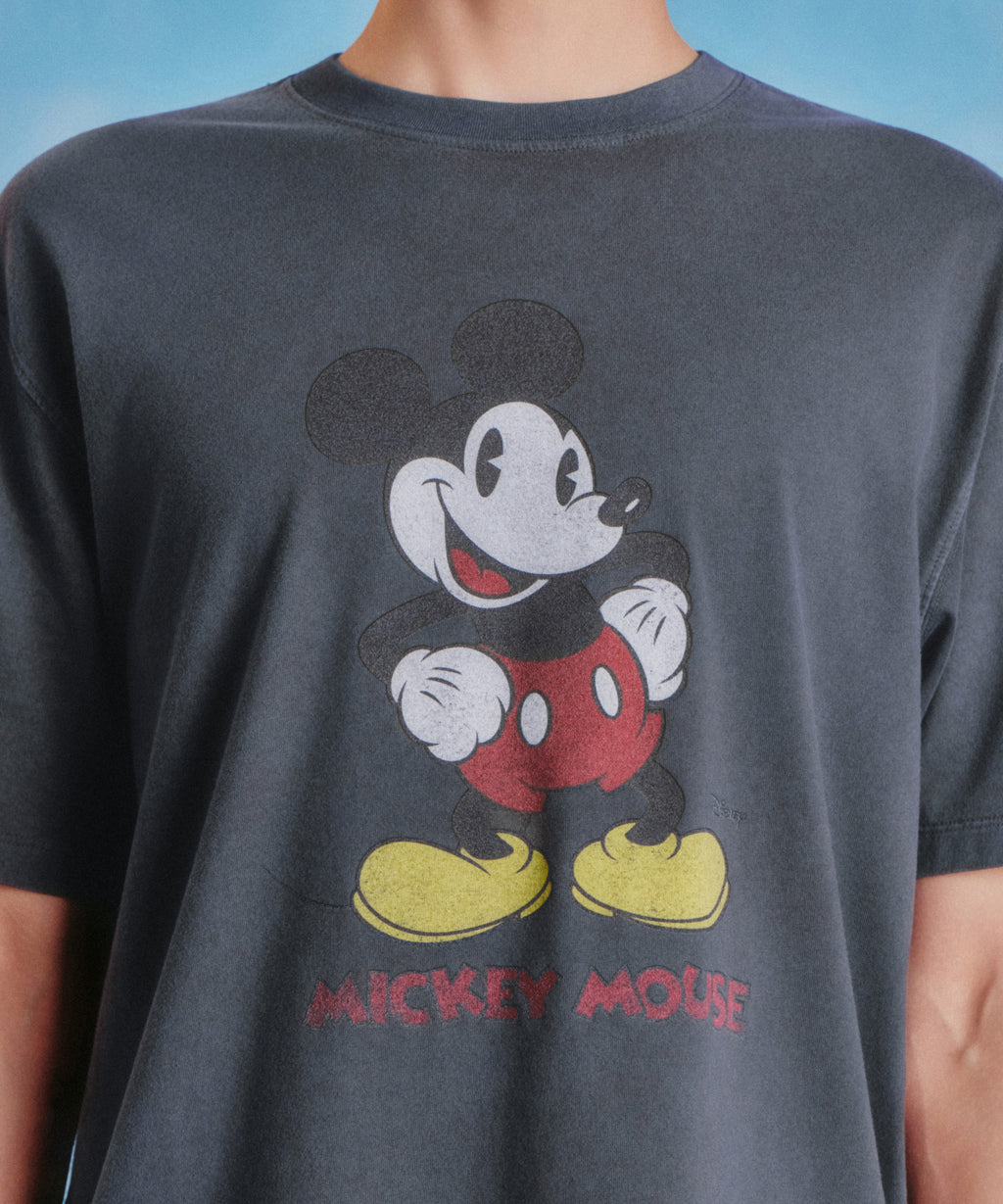 Marithe & Francois Girbaud - Mickey_vintage Washed Tee (Charcoal) product image 4 | TRAB K-Fashion Australia