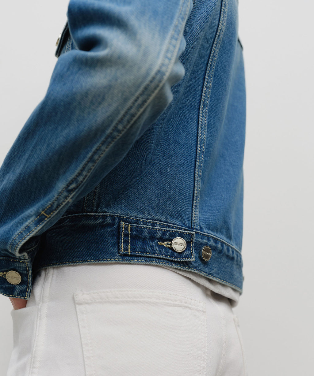 Marithe & Francois Girbaud - Denim Trucker Jacket (Blue) product image 4 | TRAB K-Fashion Australia