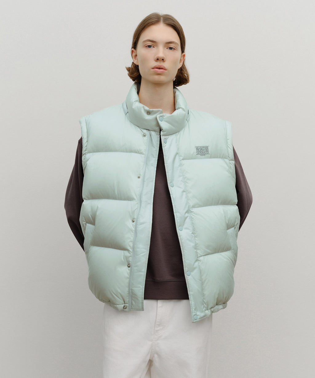 Marithe & Francois Girbaud - Detatchable Down Jacket (Mint Gray) product image 4 | TRAB K-Fashion Australia