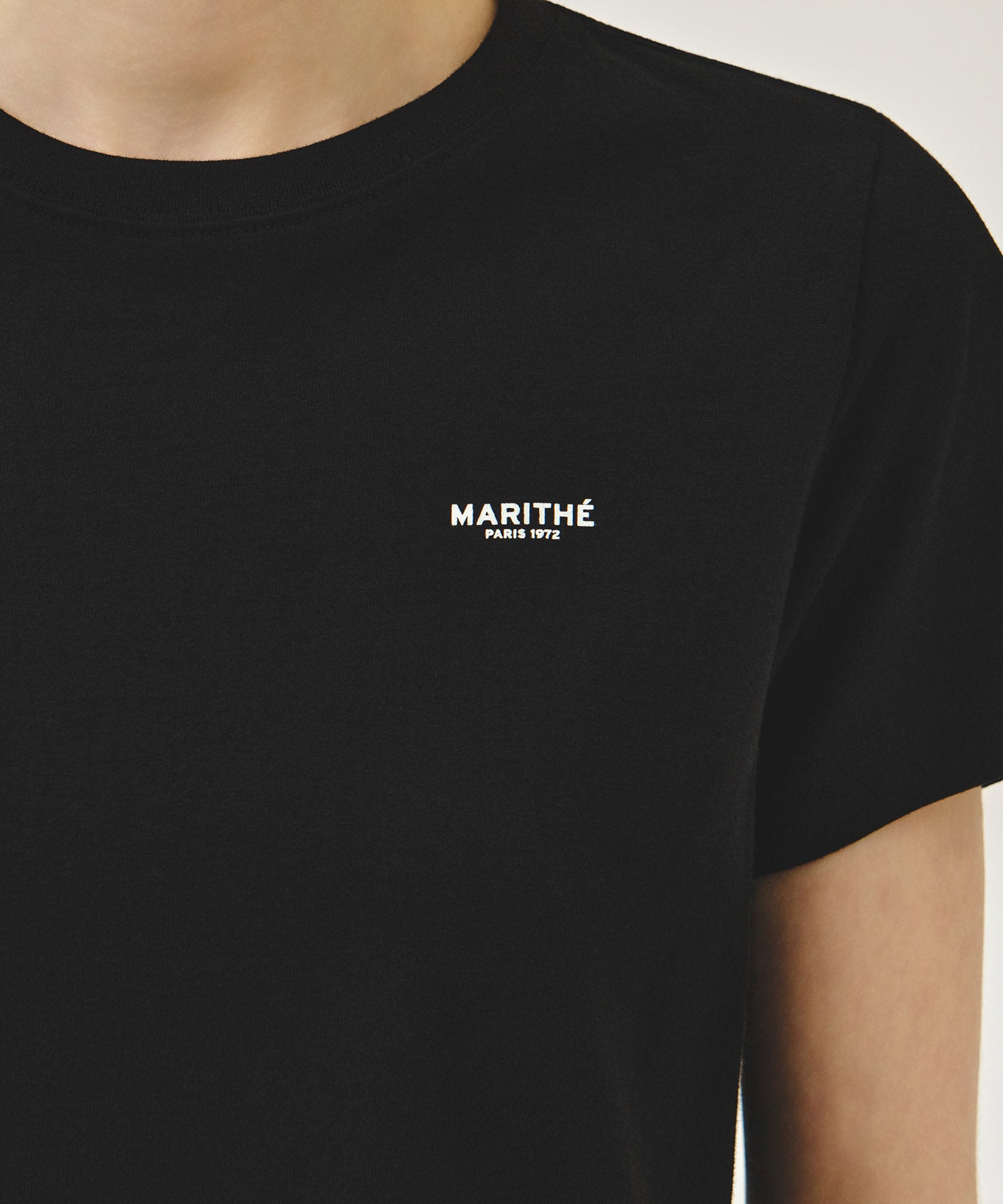 Marithe & Francois Girbaud - Small Regular Logo Tee (Black) product image 4 | TRAB K-Fashion Australia