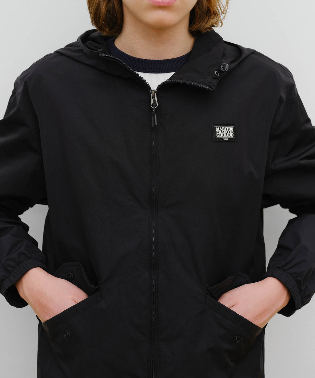 Marithe & Francois Girbaud - Marithe Sport Hooded Windbreaker (Black) product image 4 | TRAB K-Fashion Australia