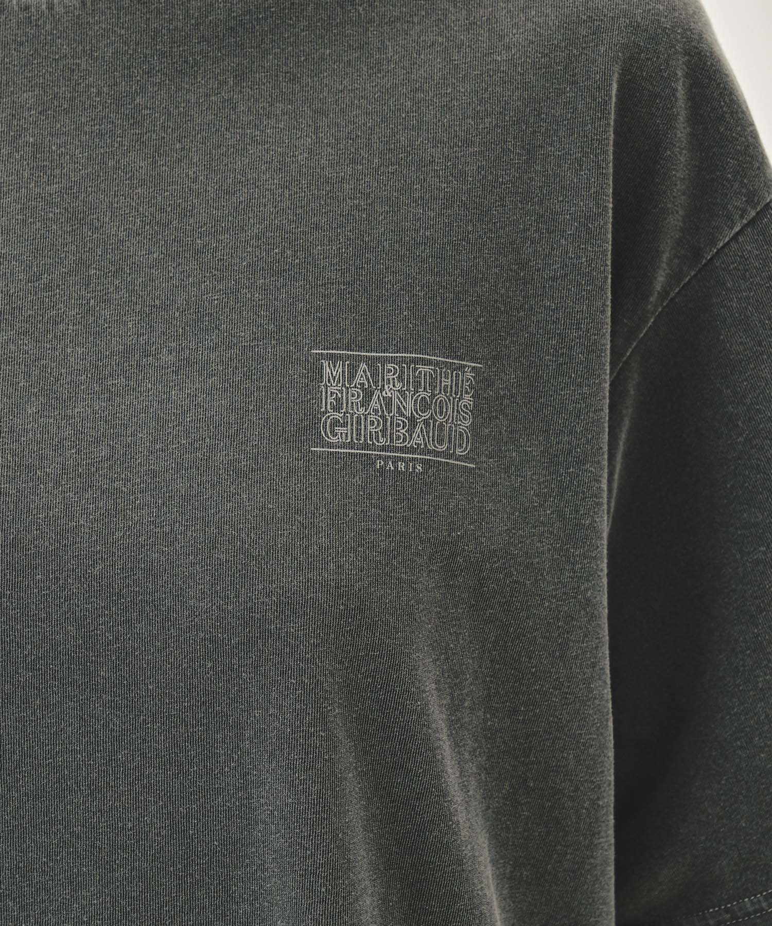 Marithe & Francois Girbaud - Outline Classic Logo Dyeing Oversized Tee (Charcoal) product image 4 | TRAB K-Fashion Australia