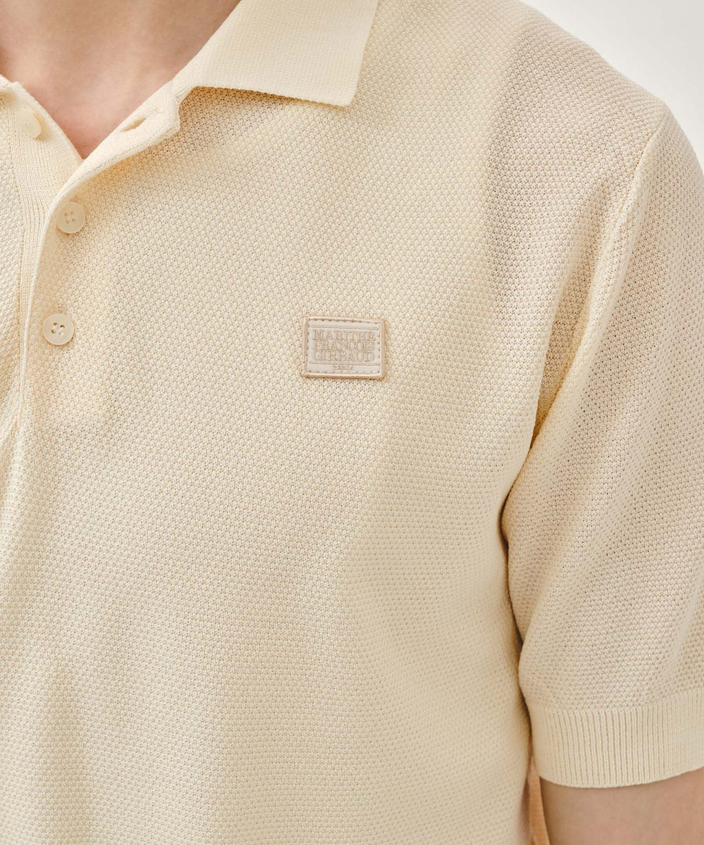 Marithe & Francois Girbaud - Cool Touch Collar Half Knit (Light Beige) product image 4 | TRAB K-Fashion Australia
